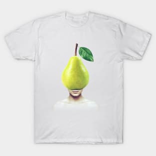 Pear head portrait T-Shirt